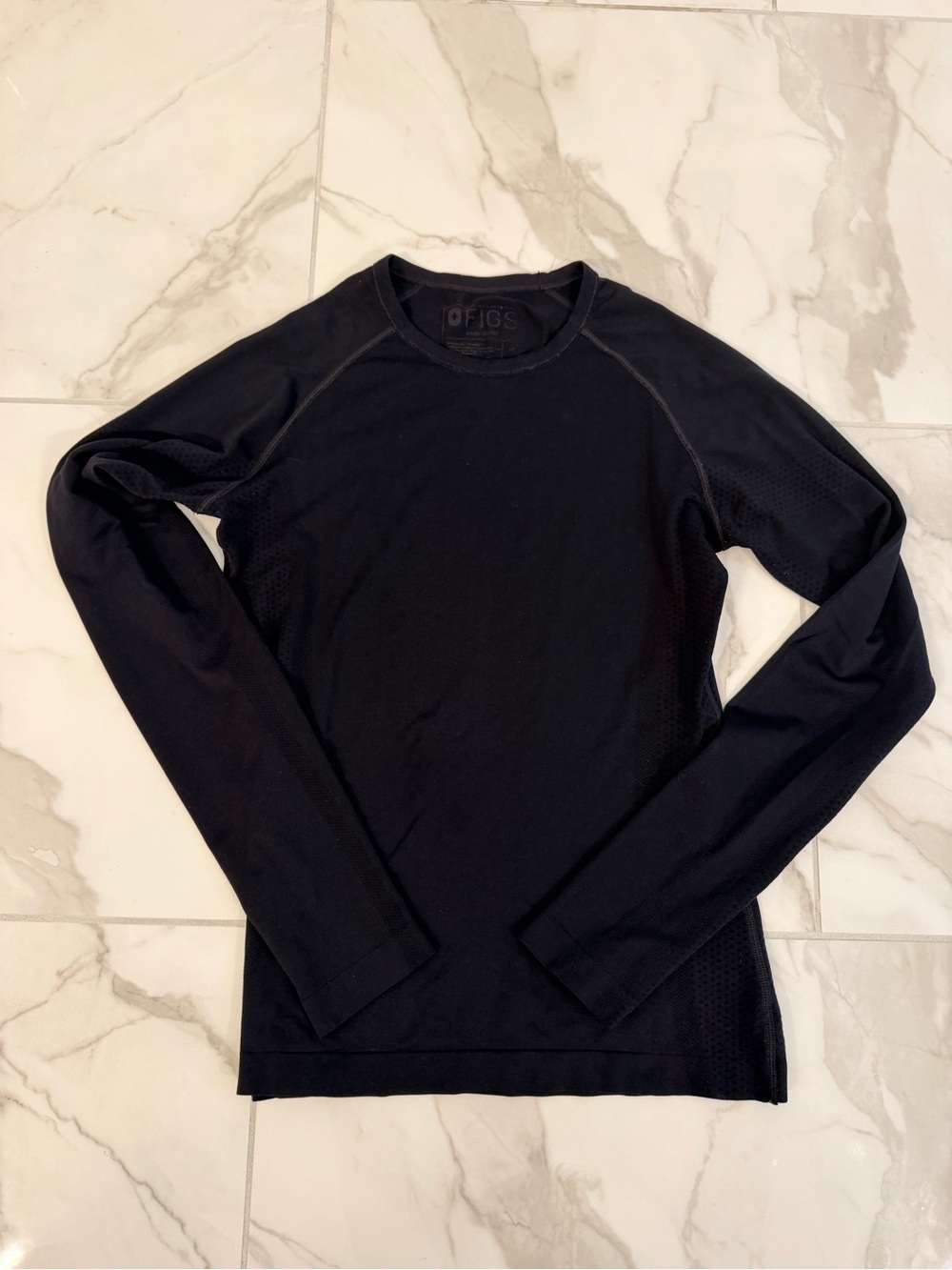 FIGS Long Sleeve underscrub - Black
